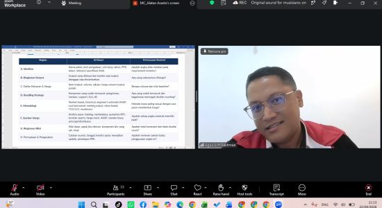 Salah Susun HPS dan KAK Bisa Jadi Awal Masalah Pengadaan Pemerintah