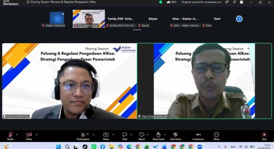 Produk Alkes Tayang di Katalog Belum Jamin Transaksi, Pelaku Usaha Diminta Baca Kebutuhan Pemerintah