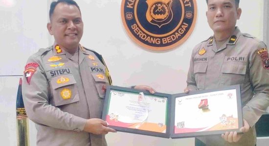 Sukses Amankan PON XXI Aceh-Sumut, Polres Sergai Diganjar Penghargaan dari Ketua Umum KONI