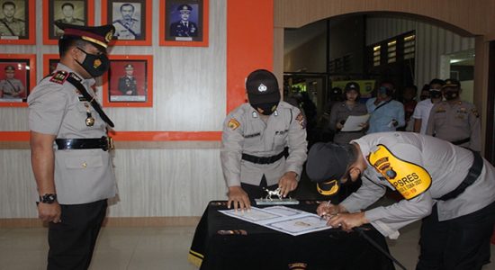 AKP Ramses P Panjaitan Resmi Jabat Kapolsek Bilah Hulu