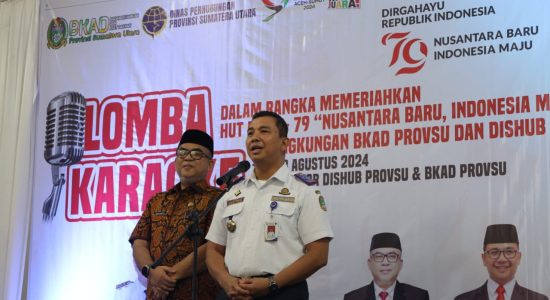 Semarakkan HUT ke-79 RI, Dishub Sumut dan BKAD Gelar Lomba Karaoke, Tingkatkan Semangat Kebersamaan