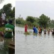 Liang Lahat Terendam, Warga Dimakamkan saat Banjir Menerjang