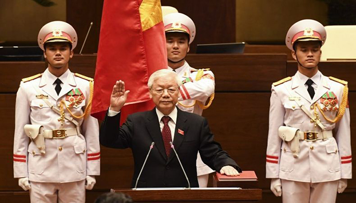 Nguyen Phu Trong dilantik sebagai presiden Vietnam (Foto: AFP)
