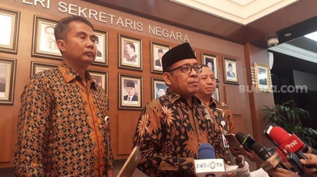 Menteri Sekretaris Negara Pratikno santer disebut-sebut bakal terlempar dari Kabinet Indonesia Maju. (Suara.com/Ummi HS).