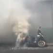 Petasan Meledak dan Bakar Motor, Terkena Panas Knalpot saat Dibawa Pakai Karung