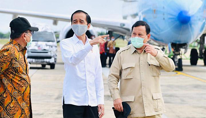 Presiden Jokowi dan Menhan Prabowo/istimewa