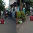 Malunya Minta Ampun, Pria Ini Ketiduran di Jalan Usai Salat Idul Fitri