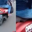Viral Hijabers Naik Motor Bertuliskan Open BO, Netizen “Perang” Komentar