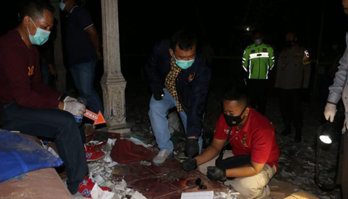 Ledakan petasan menewaskan tiga orang di Desa Ngabean, Kecamatan Mirit, Rabu (12/5/2021). [Dok Humas Polres Klaten]