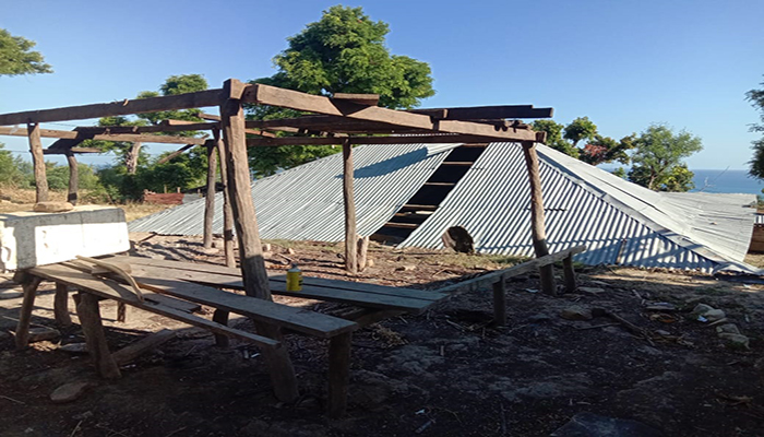 Rumah rusak di Sabu Raijua hingga kini belum diperbaiki pemerintah/Benyamin Ludji Riwu