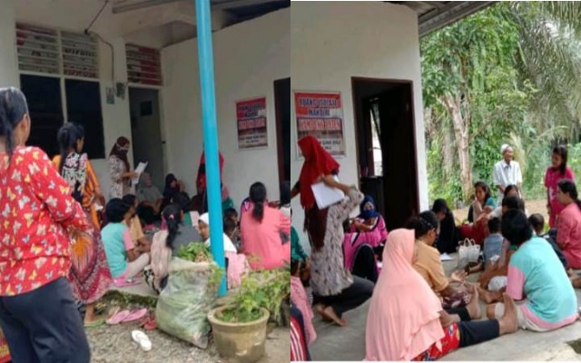 Kolase | Dokumentasi Pelayanan Posyandu di Desa Tanah Gara Hulu, Kecamatan STM Hulu.