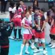 Selebritis Donna Agnesia Berharap Kehadiran Red Sparks Bisa Bangkitkan Minat Voli di Indonesia