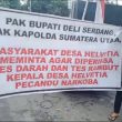 Aliansi Masyarakat Peduli Helvetia Demo di Depan Polda Sumut, Tuntut Tes Urine Kades Helvetia