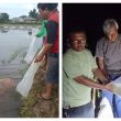 Kembangkan Perikanan Darat, Formasi Tabur 10.000 Benih Ikan di Hutagurgur