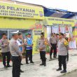 Kapolres Serdang Bedagai Tinjau Pos Pengamanan dan Pos Pelayanan Nataru 2024