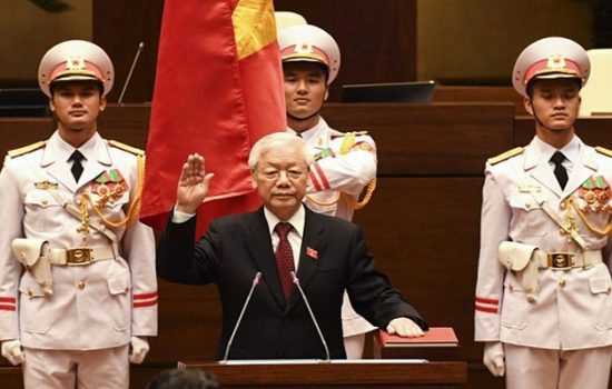 Nguyen Phu Trong dilantik sebagai presiden Vietnam (Foto: AFP)