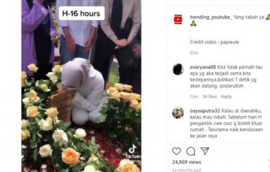 Viral kisah haru wanita dan seorang dokter.[Instagram/@trending_youtube]