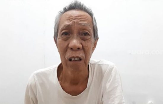 Abdul Hamid alias Pak Ogah saat ditemui di Rumahnya Kawasan Bekasi, Jawa Barat, Selasa (25/5/2021).